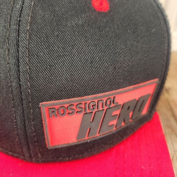 Rossignol Hero Hat Cap Snapback Black Red Brand Urban Style Street Wear Men Logo - Picture 3 of 11